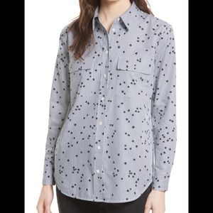 NWOT Equipment Signature Stripe Cotton shirt